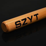 SZYT 25 inch Wood Baseball Bat Self-Defense Softball Bat Home Defense Lightweight Yellow SZYT