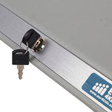 ECR4Kids Lock and Roll Personal Safe, Travel Lockbox, Grey ECR4Kids