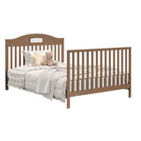 Graco Story 5-in-1 Convertible Crib with Drawer – GREENGUARD Gold Certified Wood Crib, Converts to Toddler Bed, Daybed, Full-Size Bed, Nursery Storage Drawer, Reversible Headboard (Hazelnut)