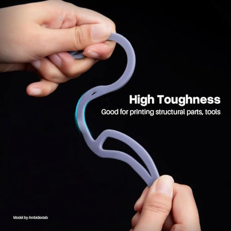 ELEGOO Water Washable ABS-Like 3D Printer Resin, High Durability and Toughness, Low Odor, Wide Compatibility for Mars Saturn Jupiter MSLA DLP LCD Impresora, Clear Green 1000g ELEGOO