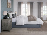 AFI, Warren Queen Platform Bed with Matching Footboard & Twin XL Trundle, Grey AFI