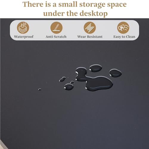 weselon 43"-59" Extendable Round to Oval Dining Table with Hidden Storage, Modern Wooden Kitchen Table with Fluted Sliding Door Cabinet, Expandable Dinner Table for Dining Room Living Room (Black) weselon