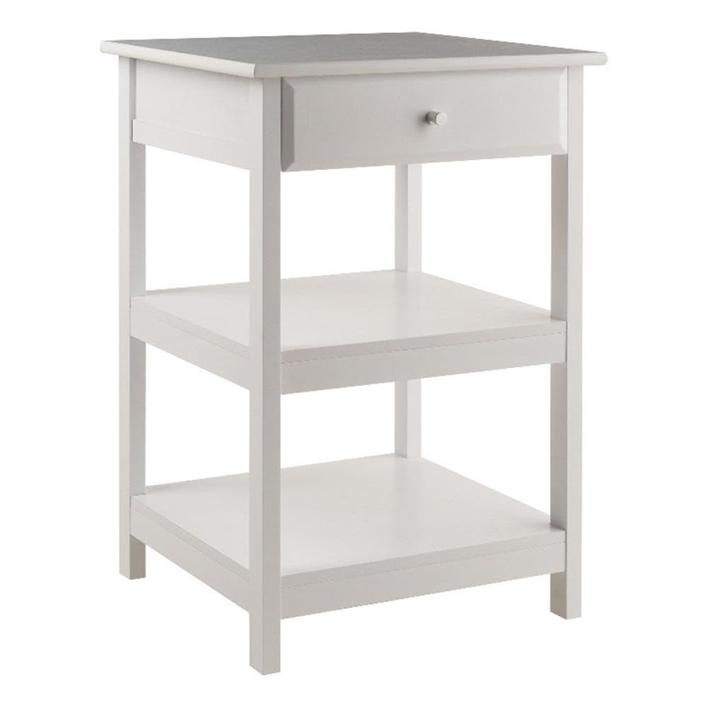 Winsome Delta Printer Stand White Home Office 20.87x20.24x30.71 - WoodArtSupply