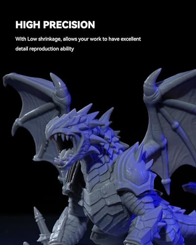 SUNLU Upgraded 2KG ABS Like Resin with Enhanced Strength and Toughness, High Compatibility 3D Printer Resin, 2000G Grey