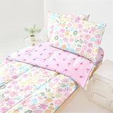Dearller Zipper Bedding Twin Girls Pink Floral Bedding for Girls Flower Comforter All in one Zipper Kids Bedding Dearller