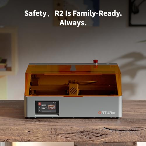 Ortur R2 10W Laser Engraver Enclosed Laser Cutter and Engraver Machine Smart Camera Positioning Batch Engraving Wood & Metal Ortur