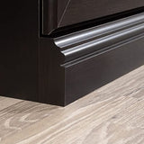 Sauder Miscellaneous Storage Bookcase/ Book Shelf With Doors, Estate Black finish Sauder