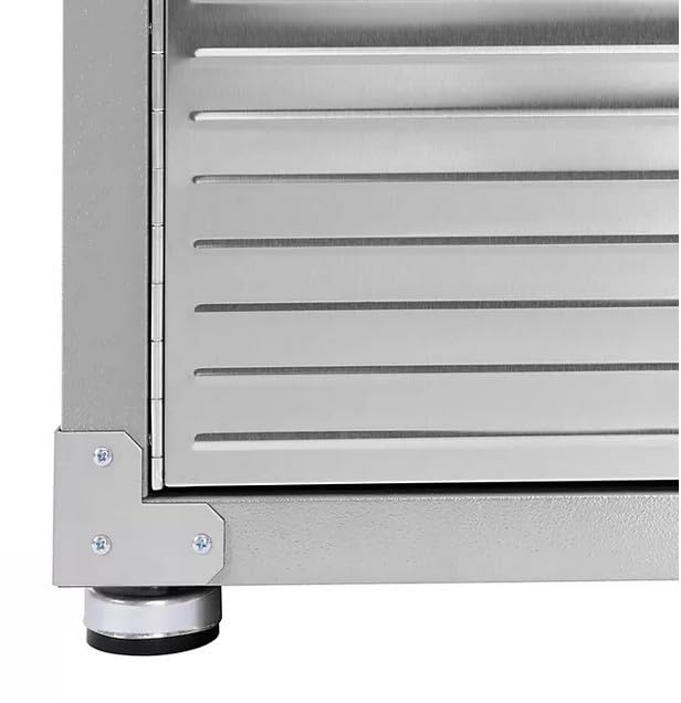 Heavy Duty Metal Storage Cabinet, Tall Garage Locker with Lock (24" W x 18" D x 66" H) Generic