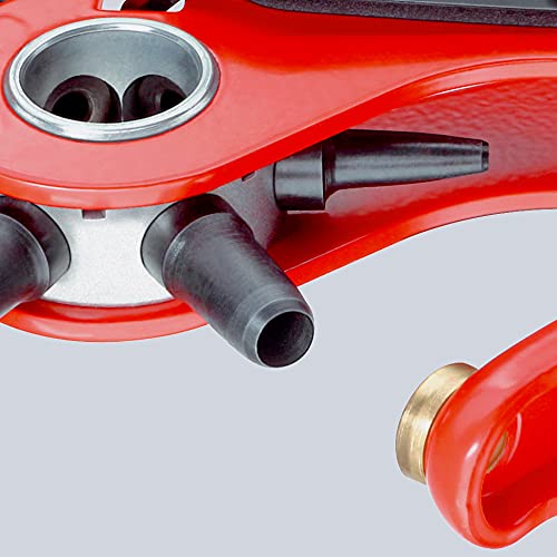 KNIPEX - 90 70 220 Tools - Revolving Punch Pliers (9070220), Red Knipex Tools LP