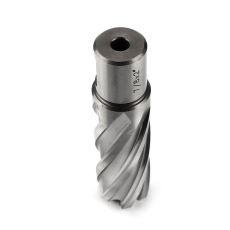 OSCARBIDE Annular Cutter 7/8 inch Cutting Diameter,2 inch Depth of Cut,3/4 inch Weldon Shank 2 Flat Mag Drill Bit with Pilot Pin for Magnetic Drill Press,1 Piece OSCARBIDE