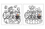 Cozy Spring: Cute Coloring Book for Adults & Teens with Easy and Bold Spring Inspired Designs (Bold and Easy Coloring Books) WoodArtSupply