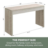 Northfield Entryway Hall Console Table/Desk Convenience Concepts