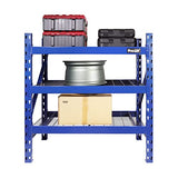 Pro-LifT Garage Storage Shelves - Heavy Duty 3-Tier Adjustable Metal Wire Shelving Units with 3000 lbs Total Capacity for Garage Basement Racking Organization - 48" H X 48" W X 24" D Pro-LifT