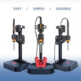 Vertical Heat Set Insert Tool Pressing Machine with 90W Soldering Iron, Heat Set Tips M2-M8, 30PCS Brass Nuts Threaded Inserts for 3D Printed Part Mintion