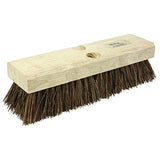 Weiler 44026 Heavy Duty Deck Scrub Brush with Natural Palmyra Bristles for Wooden Decks, Conrete Patios, and Other Rough Surfaces Weiler