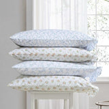 Laura Ashley - Full Sheet Set, Breathable Percale Cotton Bedding, 200 Thread Count, Floral Home Decor (Victoria Blue, Full) Laura Ashley