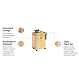 Homestyles General Line Mobile Kitchen Cart, FURNITURE, Natural homestyles