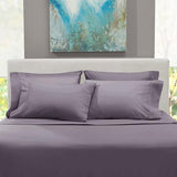 Hearth & Harbor Extra Deep Pocket Sheet Sets, Luxury Soft 6 Piece Bed Sheet Set Fits Mattress 18-24 Inches - King, Grayish Purple