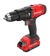 CRAFTSMAN V20 Cordless Hammer Drill Kit, 1/2 inch, 2 Batteries and Charger Included (CMCD711C2) CRAFTSMAN
