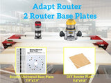 Router Sled,3 Axis Adjustable,Slab Flattening Mill,Slab Jig-Restricted Position,Router Sled for Woodworking BELA DOMO