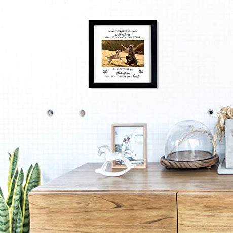 KCRasan Pet Memorial Picture Frame, Sympathy Loss Gift, Dog Cat Remembrance Keepsake Tribute KCRasan