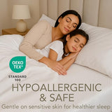 NORTHERNFARE Queen Size Premium Mattress Protector | 100% Waterproof Tencel Cover | Cooling & Breathable Deep Pocket Mattress Pad Queen | Noiseless, Hypoallergenic, Soft, Washable Fitted Bed Protector NORTHERNFARE
