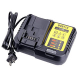 Biswaye DCB112 DCB115 20V Max Charger Charges All DCB201 DCB204 DCB606 DCB609 DCB207 DCB206 DCB203 DCB200 DCB120 DCB127 12V Max, 20V Max and 60V Max Li-Ion Cordless Tool Battery Packs Biswaye