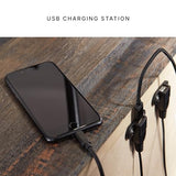 Signature Design by Ashley Barnsana Minimalist Power Reclining Sofa with USB Charging Ports, Light Gray Signature Design by Ashley