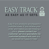 Easy Track PH43-WH Ultimate Corner Wood Kit Closet Organizer in White with White-Vinyl Hardware Easy Track