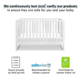 Davinci Hunter 3-in-1 Convertible Crib, White, Easy Assemble, Greenguard Gold Certified DaVinci