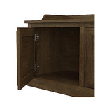 kathy ireland Home by Bush Furniture Woodland Shoe Storage Bench with Doors, 40", Ash Brown (WDS140ABR-03) Bush Business Furniture