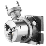 VEVOR Rotary Table for Milling Machines, 4''/ 100 mm, Horizontal Vertical Model Precision Milling Rotary Table, with 3.1''/80 mm 3-Jaw Chuck M10 T-Bolts Nuts, for Milling Engineering Indexing Tools VEVOR