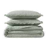 Laura Ashley - Full/Queen Quilt Set, Pre-Washed Cotton Bedding with Matching Sham, Lightweight for Year Round Use, Oeko-Tex Certified (Gracies Gingham Green) Laura Ashley