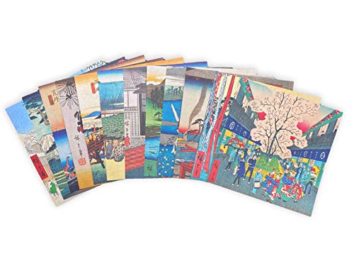 Origami Paper 200 sheets Hiroshige Prints 6 3/4" (17 cm): High-Quality Double Sided Origami Sheets With 12 Different Woodblock Prints (Instructions for 6 Projects Included) Tuttle Publishing