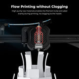 Creality 3D Printer Filament 1.75mm, Ender PLA Filament No-Tangling Smooth Printing Without Clogging No Warping, Fit Most FDM 3D Printers, 1kg Spool, Dimensional Accuracy +/- 0.02mm, White Creality