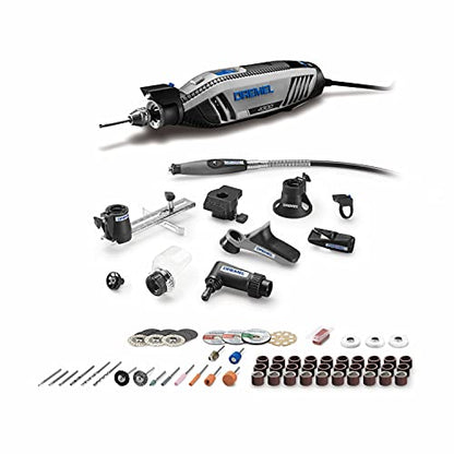 Dremel 4300-9/64 Versatile Rotary Tool Kit with Flex Shaft - 9 Attachments & 64 Accessories - Ideal for Engraving, Etching, Sanding, and Polishing - WoodArtSupply