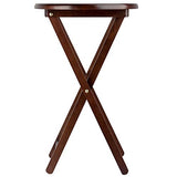 Winsome Nathan 5-PC Set Cappuccino Snack Table 23.7x15.83x25.51 Winsome