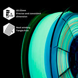 ZIRO PLA Glow Filament 1.75mm,3D Printer Filament 1.75mm Gradient Multicolor 1KG(2.2lbs),Dimensional Accuracy +/- 0.03mm, GID Rainbow ZIRO