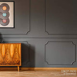Ekena Millwork PNL16X20AS-02 16"W x 20"H x 1/2"P Ashford Molded Scalloped Wainscot Wall Panel Ekena Millwork