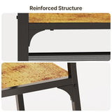 Gizoon Dining Table Set for 6 with Chairs, 7-Piece Kitchen Table Set for Small Space, Apartment, Kitchen, Dining Room, Space-Saving Gizoon