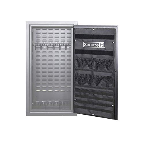 SecureIt Gun Storage Agile Ultralight Model 40 Door Organizer - Stores Pistols, Gear, Ammo, and Gun Safe Accessories, Easy Assembly and Gun Storage SecureIt
