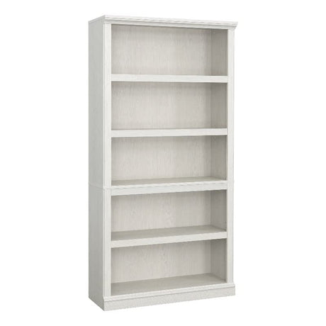 Sauder 5-Shelf Display Bookcase in Glacier Oak Finish Sauder