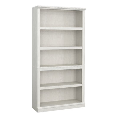 Sauder 5-Shelf Display Bookcase in Glacier Oak Finish