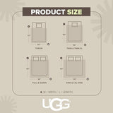UGG Whitecap Twin Blanket, Soft Cozy Fleece Blanket for Bed, Luxury Fluffy Oversized Throw for Couch, Washable Twin XL Bedding, Dorm Essentials, 66" x 90", Denim Blue UGG