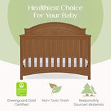 Delta Children Perry 6-in-1 Convertible Crib - Greenguard Gold Certified, Chestnut