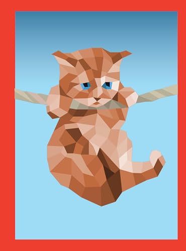 Paint by Sticker: Cats: Create 12 Stunning Images One Sticker at a Time! Workman