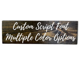 Custom Wood Signs, Personalized Gift, Wooden Decor for Home, Plaques with Quote, Saying, Design your own, Custom Wooden Signs, Planks (Brown) Generic