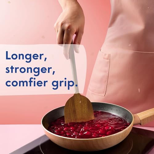 Ziruma 7-Piece Wooden Spoons for Cooking, Non Toxic Cooking Utensils Glue & Formaldehyde-Free, Comfort-Grip Acacia Wood Utensils, Non Scratch Wooden Utensil Set - Wooden Cooking Utensils Ziruma