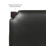 Linon Brown 3-Piece Table Faux Marble Tavern Set, 42" w x 22.25" d x 36" h Linon