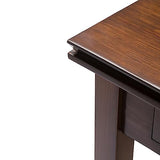 SIMPLIHOME Artisan SOLID WOOD 46 inch Wide Rectangle Coffee Table in Russet Brown, for the Living Room and Family Room SIMPLIHOME